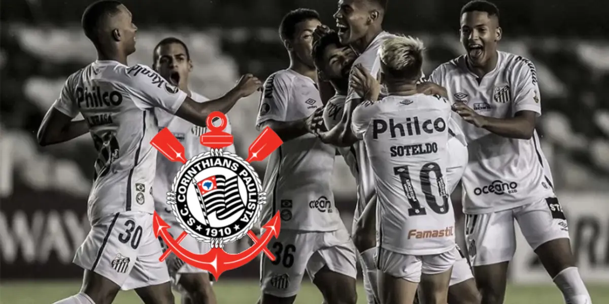 Jogador foi revelado pelo Santos e hoje é alvo do Timão para 2025