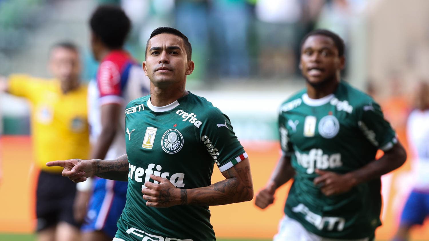 Jogador foi um dos destaques na vitória do Palmeiras na noite de ontem (10)