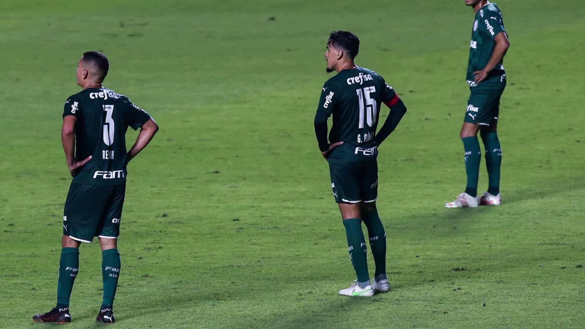 Jogador foi uma das surpresas de Abel Ferreira na escalação do Palmeiras na partida de terça-feira (28)