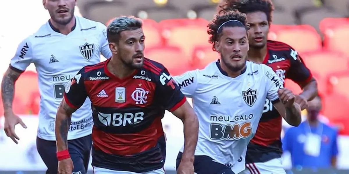 Jogador já postou vídeo comemorando título de rival do Atlético Mineiro