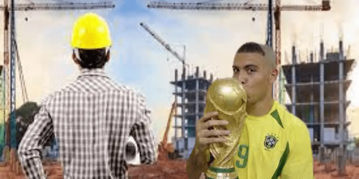 Jogador que não conseguiu parar a máquina brasileira, agora faz cimento