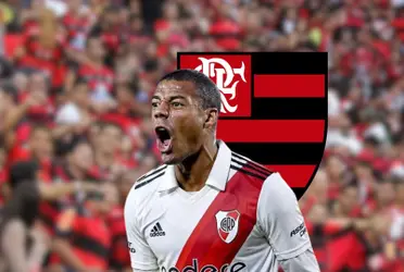 Jogador uruguaio foi anunciado oficialmente no Flamengo