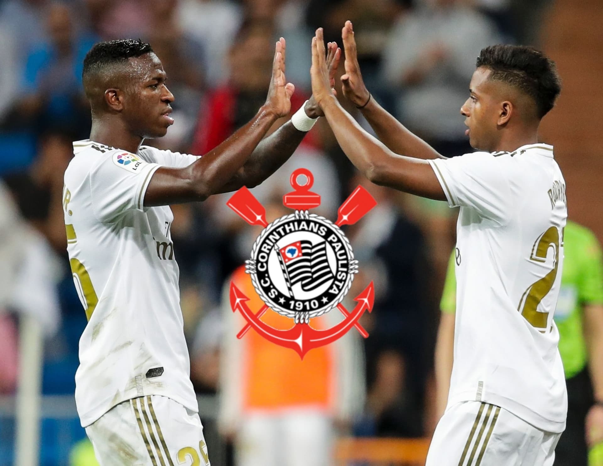 Jogadores cantaram o nome do clube paulista durante uma festa