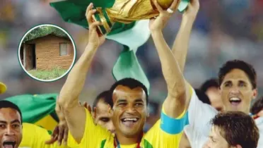 Jogadores comemoram o Penta