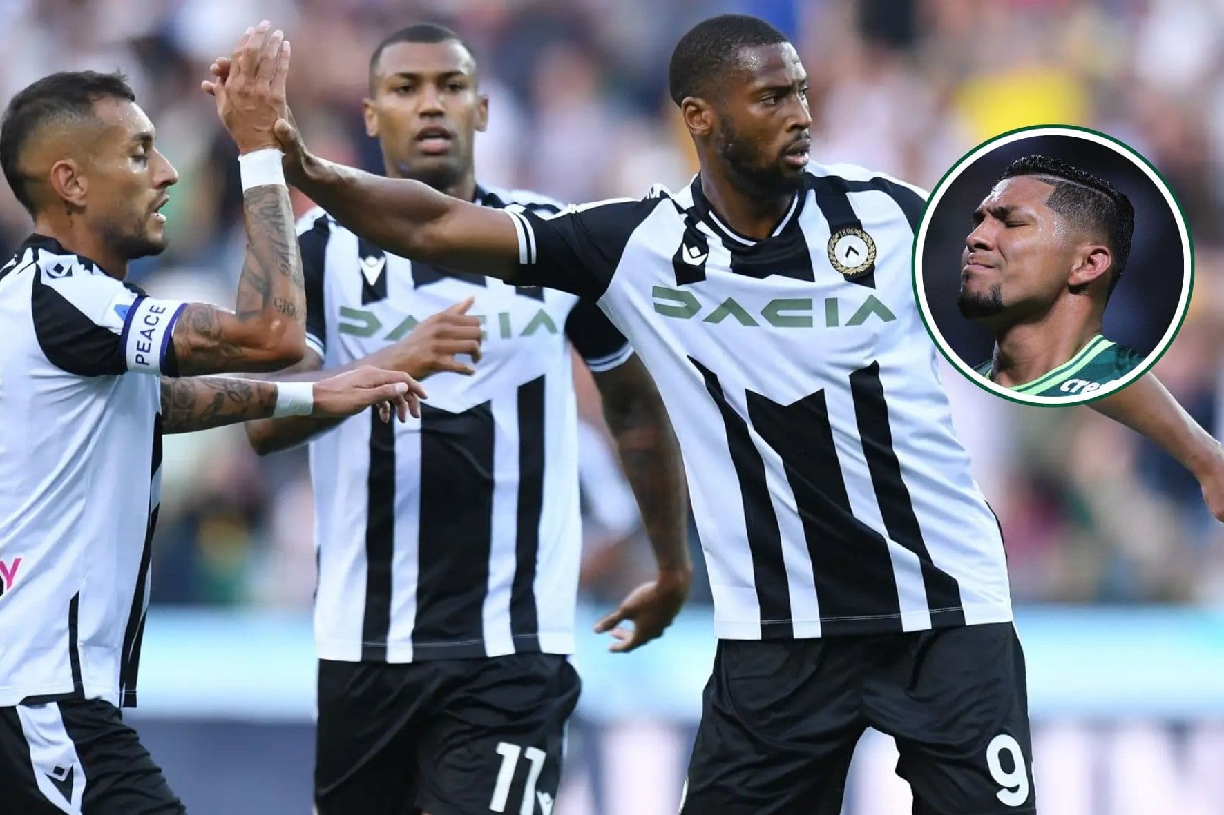 Jogadores da Udinese em destaque