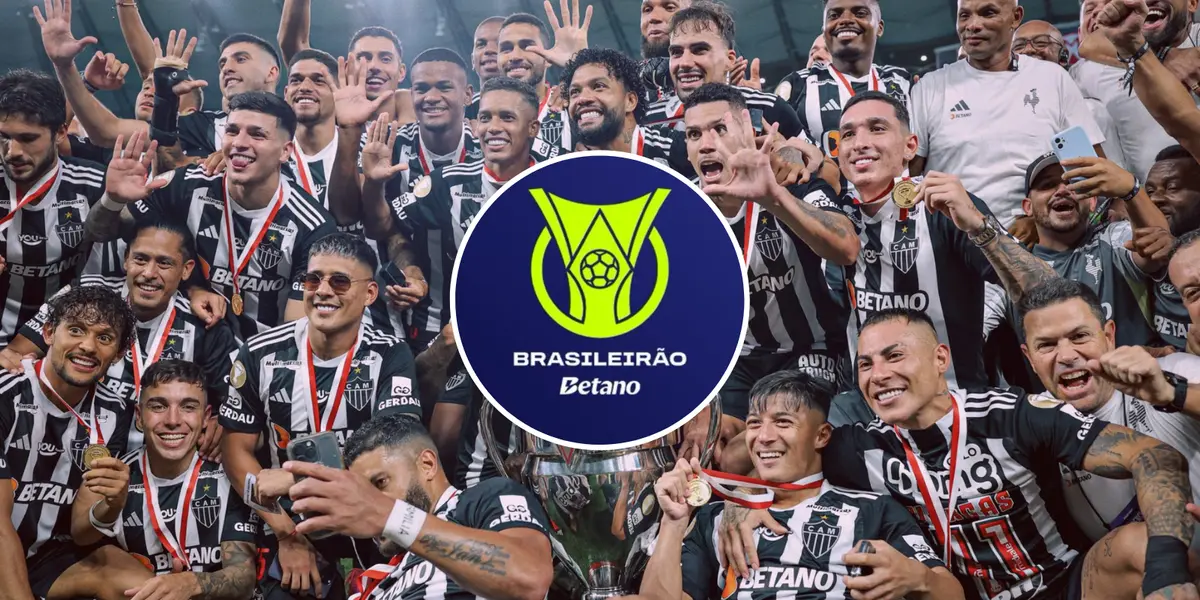 Jogadores do Atlético-MG comemoram título estadual