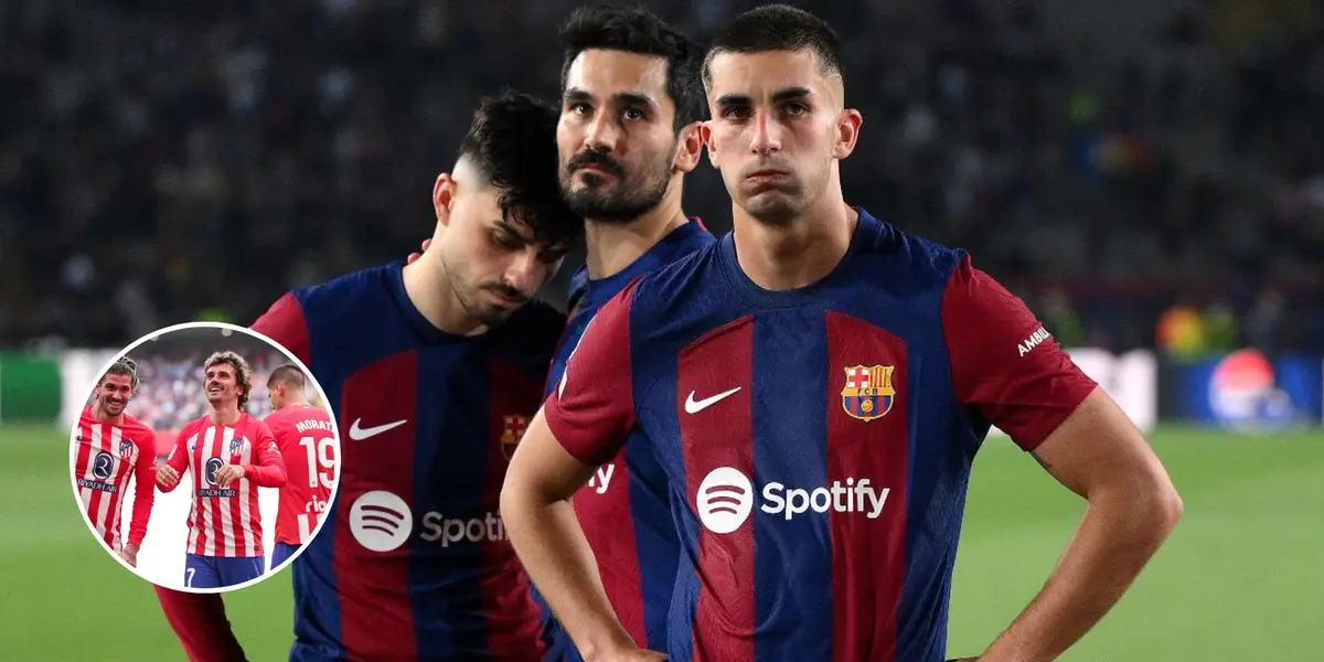 Jogadores do Barcelona tristes após a eliminação do clube espanhol na Champions League