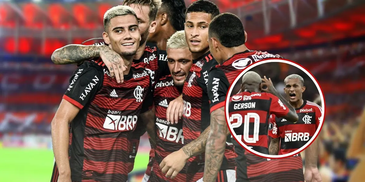 Jogadores do Flamengo em destaque