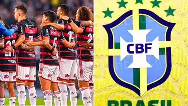 Jogadores do Flamengo reunidos