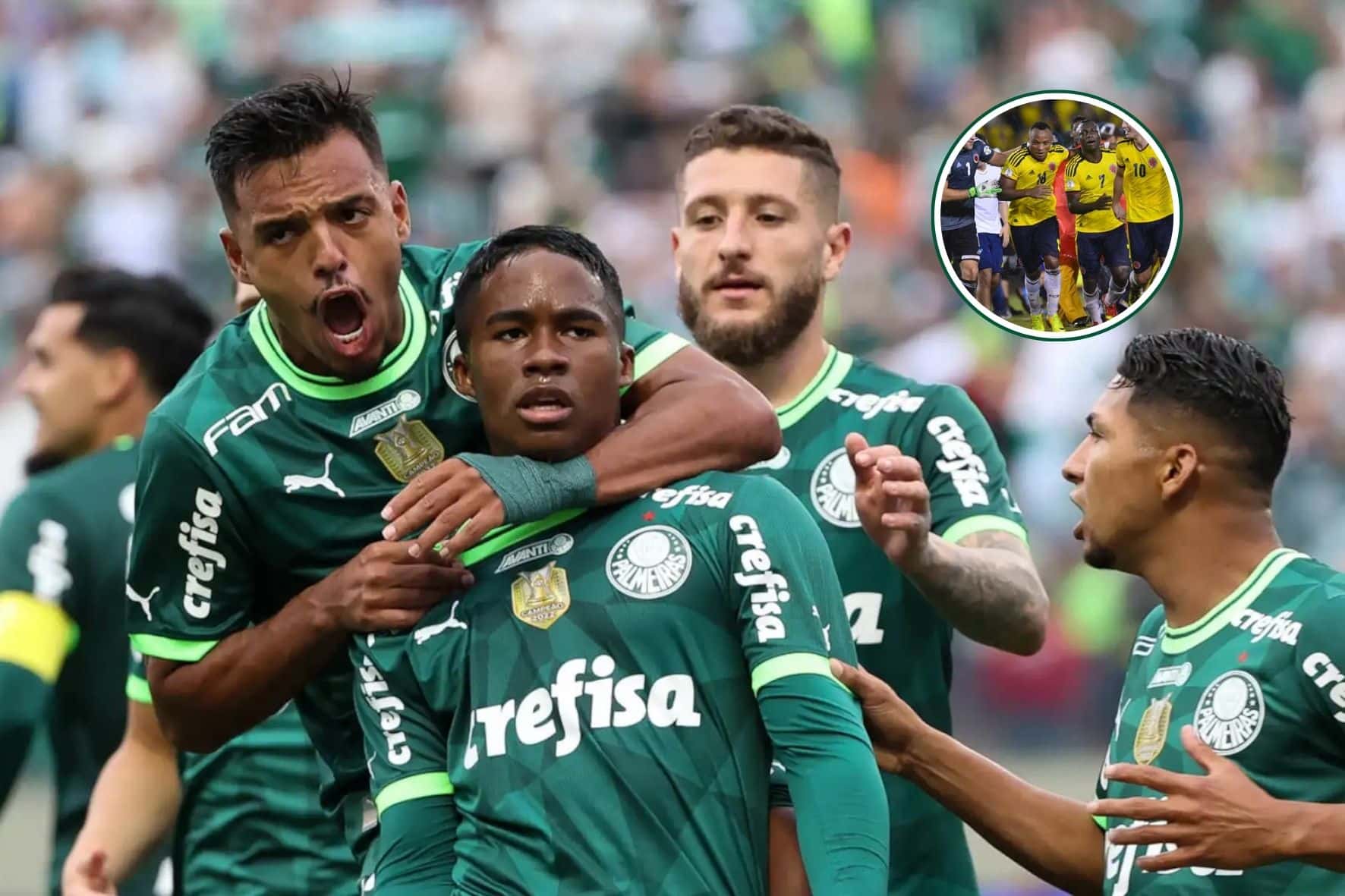 Jogadores do Palmeiras em destaque