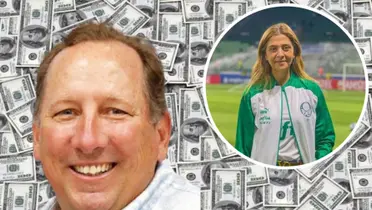 John Textor e Leila Pereira