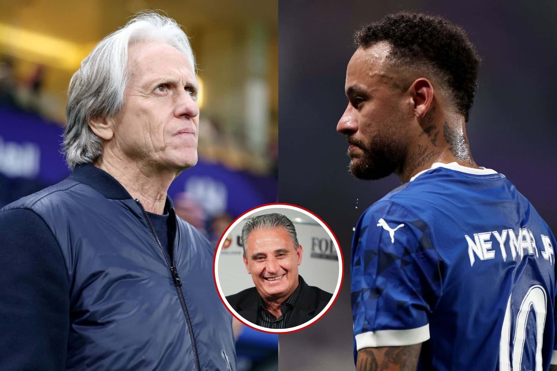 Jorge Jesus e Neymar em destaque