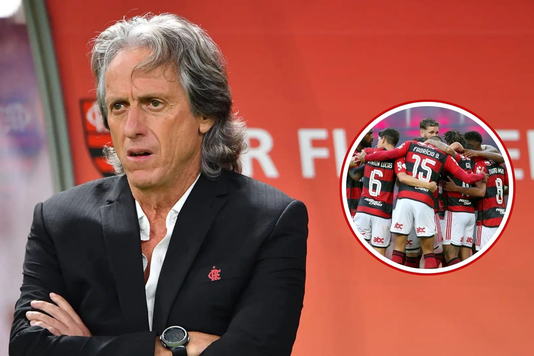 Jorge Jesus em destaque nos tempos de Flamengo