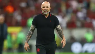 Jorge Sampaoli durante passagem pelo Flamengo em 2023