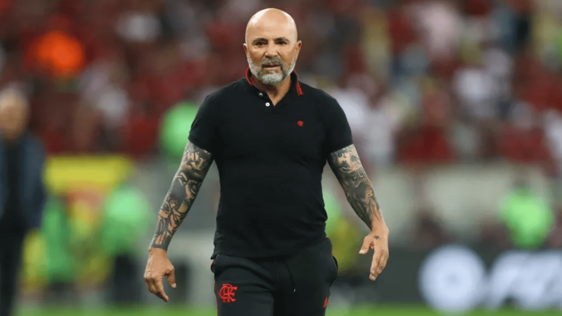 Jorge Sampaoli durante passagem pelo Flamengo em 2023