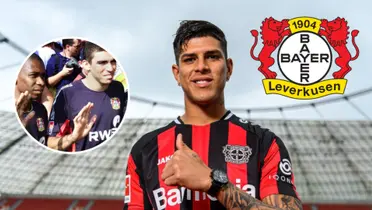 Juan e Lúcio ao lado de Piero Hincapié no Leversuken