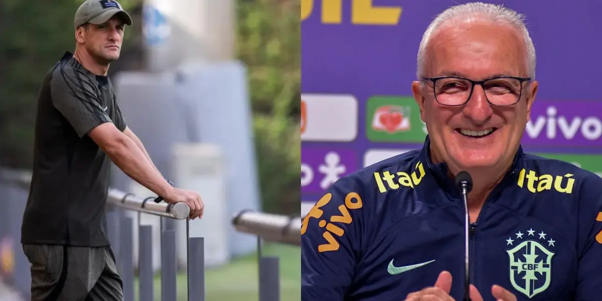 Juliano Belleti y Dorival Júnior.