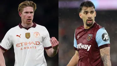 Kevin De Bruyne e Lucas Paquetá