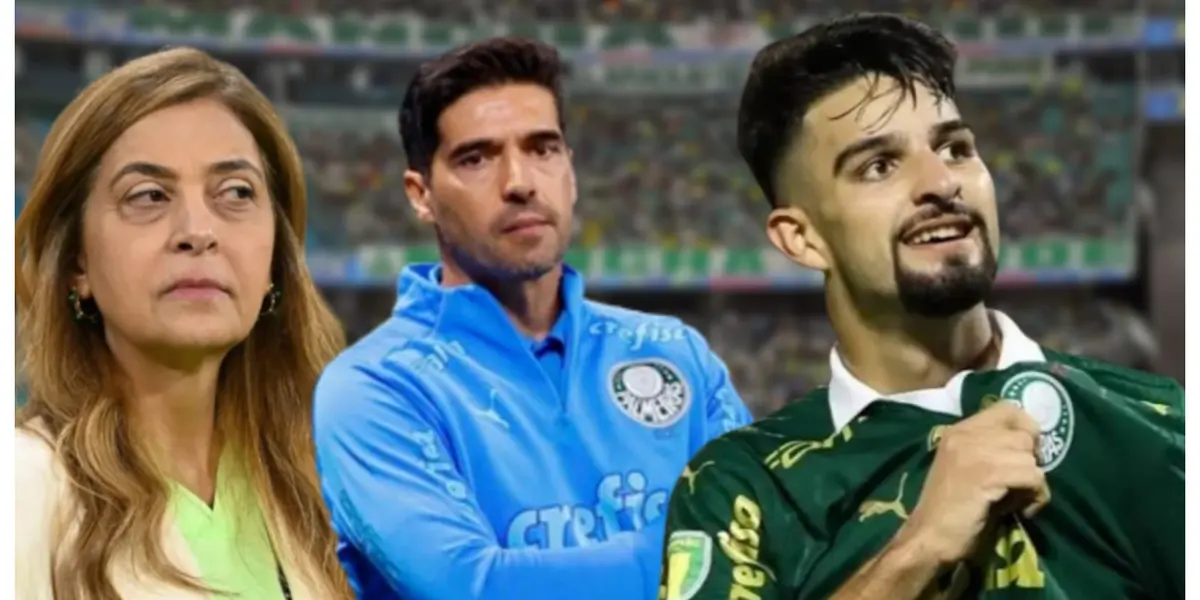 Leila Pereira, Abel Ferreira e Flaco Lopez