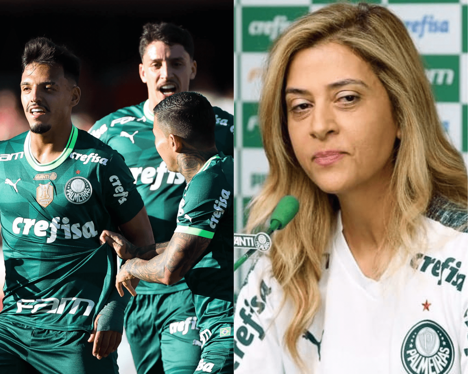 Leila Pereira comentou que não fará loucurar para contratar grandes jogadores