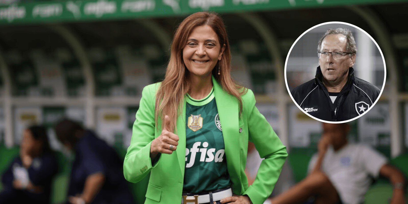 Leila Pereira e John Textor