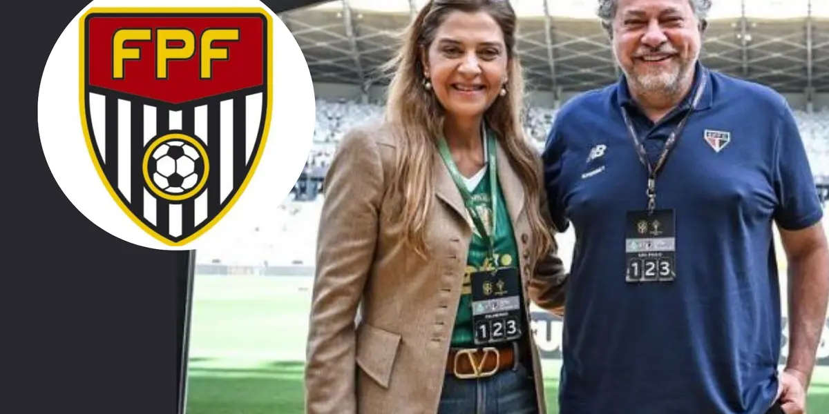 Leila Pereira e Júlio Casares