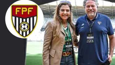 Leila Pereira e Júlio Casares