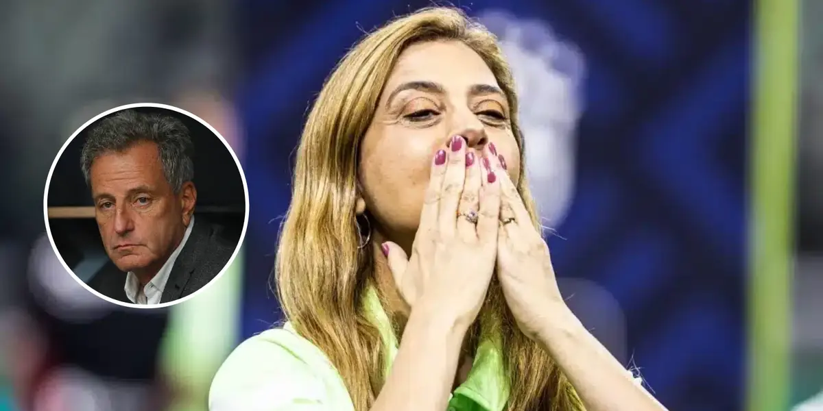 Leila Pereira e Landim fazem provocações antes de Palmeiras x Flamengo