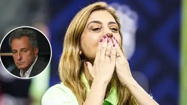 Leila Pereira e Landim fazem provocações antes de Palmeiras x Flamengo