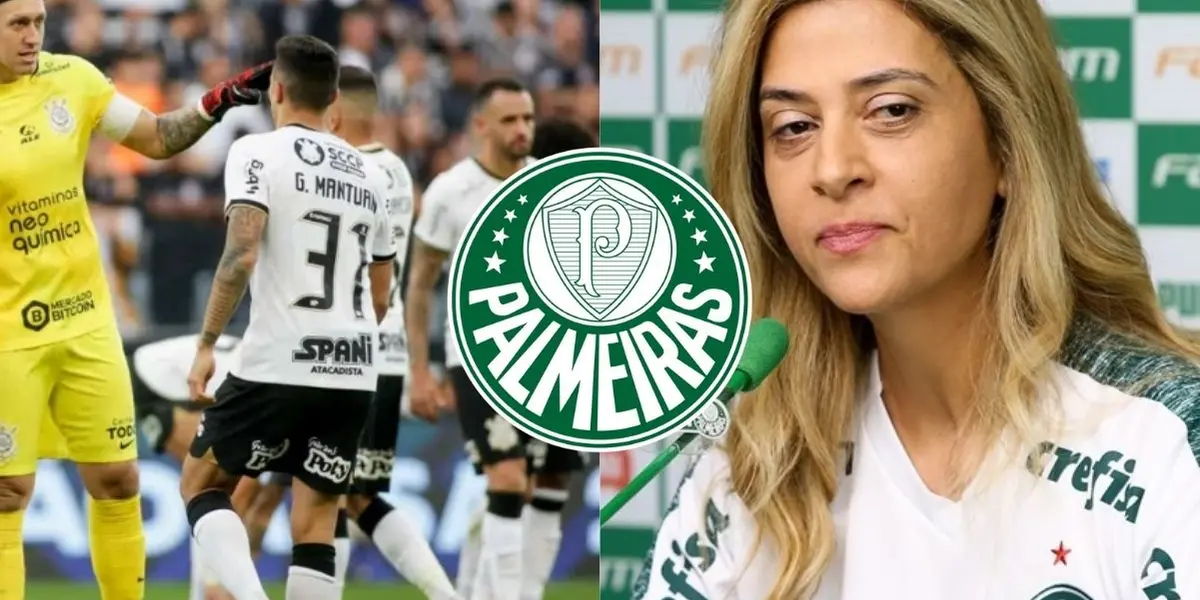 Leila Pereira estaria observando situação polêmica envolvendo jogador do Corinthians