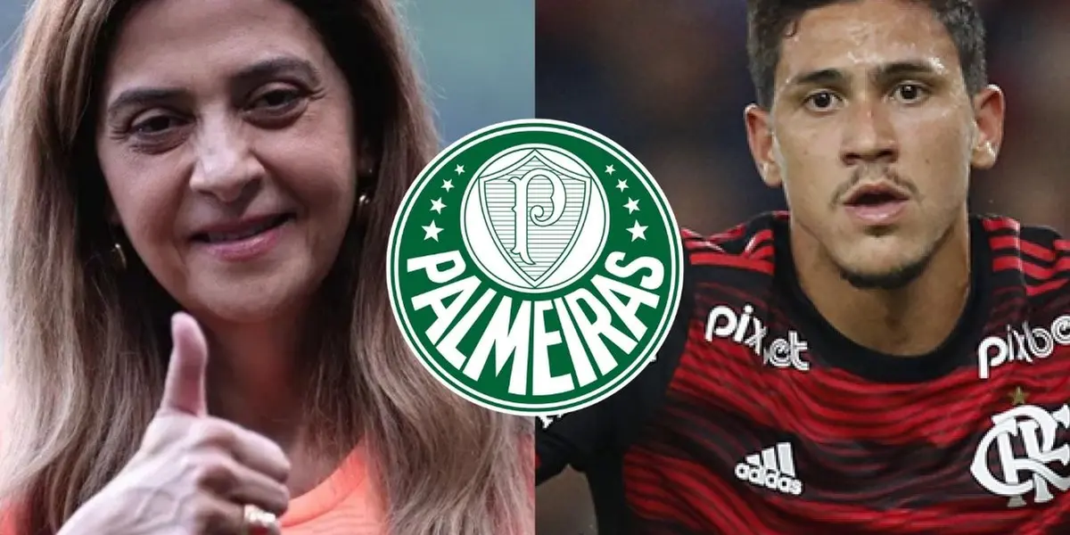 Leila Pereira teria entrado em contato com jogador do Flamengo