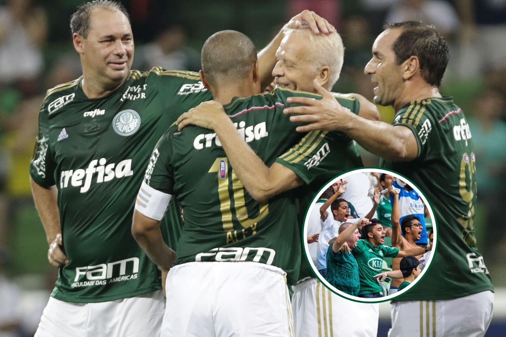 Lendas do Palmeiras em ação