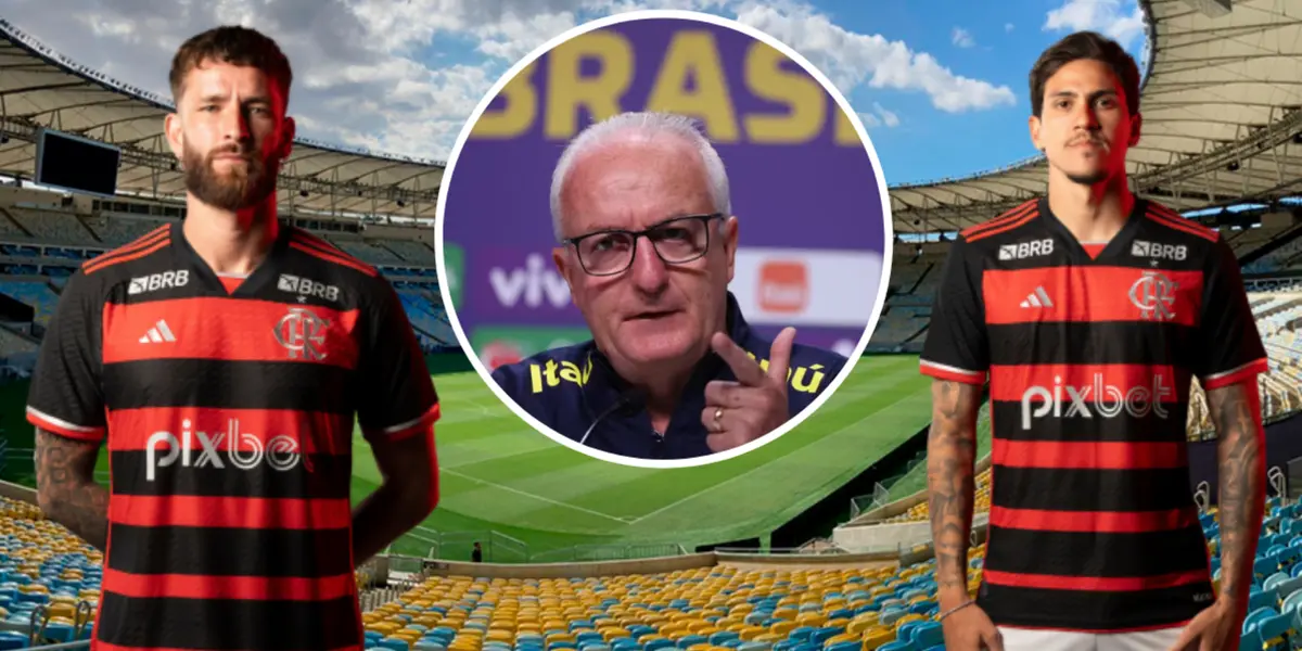 Léo Pereira, Dorival Júnior e Pedro