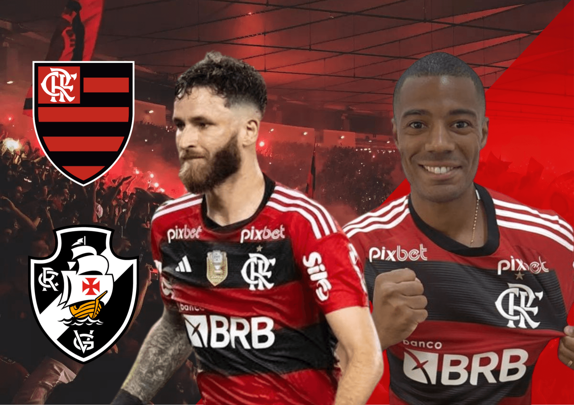 Léo Pereira e De La Cruz