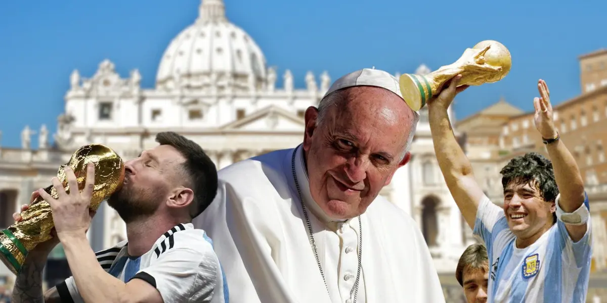 Líder da igreja católica respondeu a fiel que perguntou sobre Messi ou Maradona