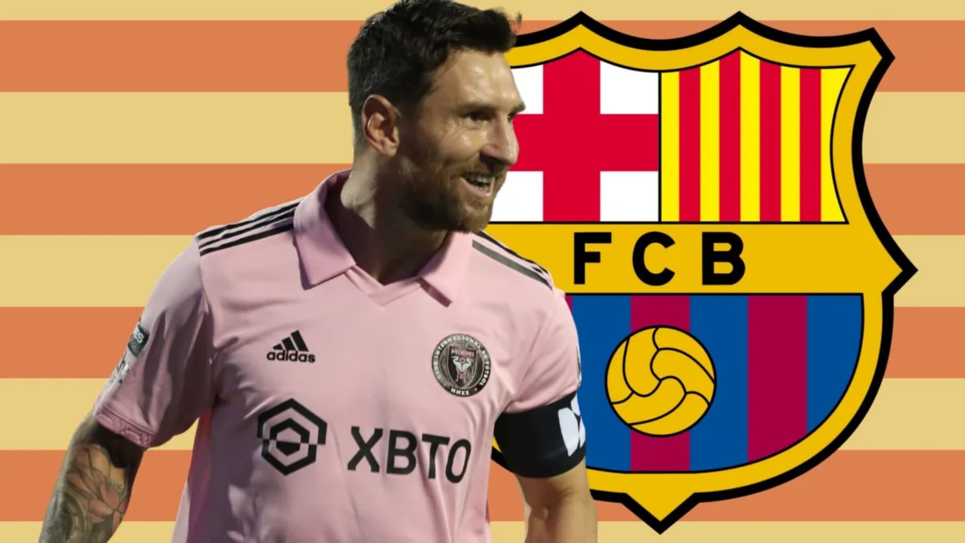 Lionel Messi com a camisa do Inter Miami