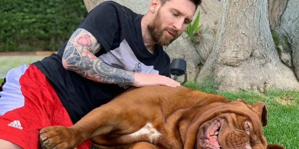 Lionel Messi é apaixonado por seu animal de estimação