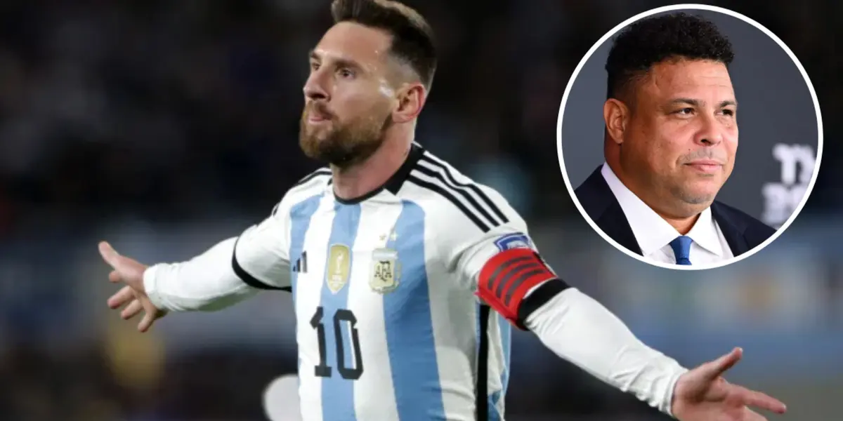 Lionel Messi e Ronaldo Fenômeno