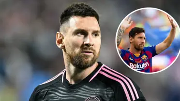 Lionel Messi em ação pelo Inter Inter Miami e Barcelona