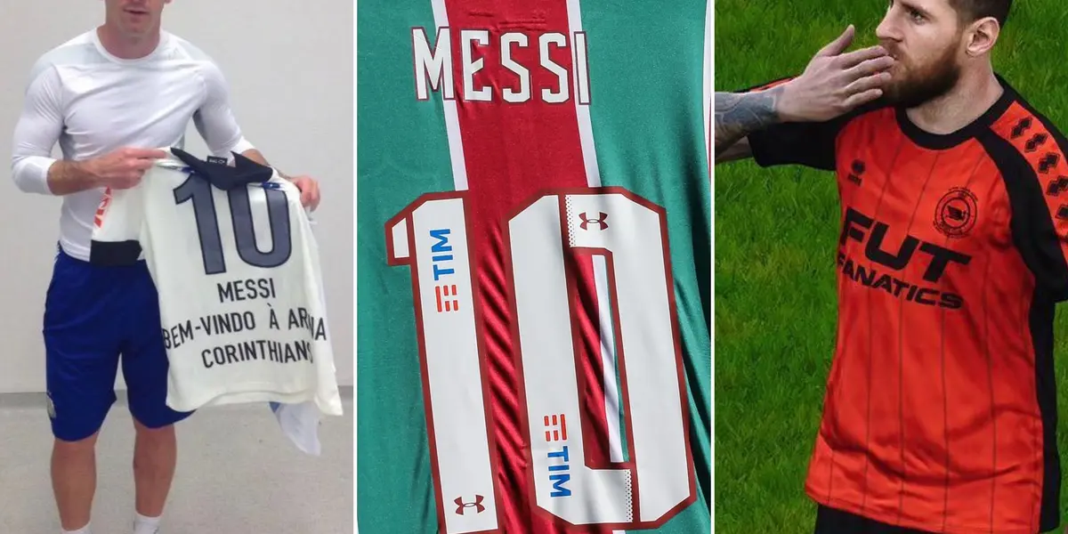 Lionel Messi não é mais jogador do Barcelona e diversos clubes brasileiros (na brincadeira) pedem o reforço do carque argentino)