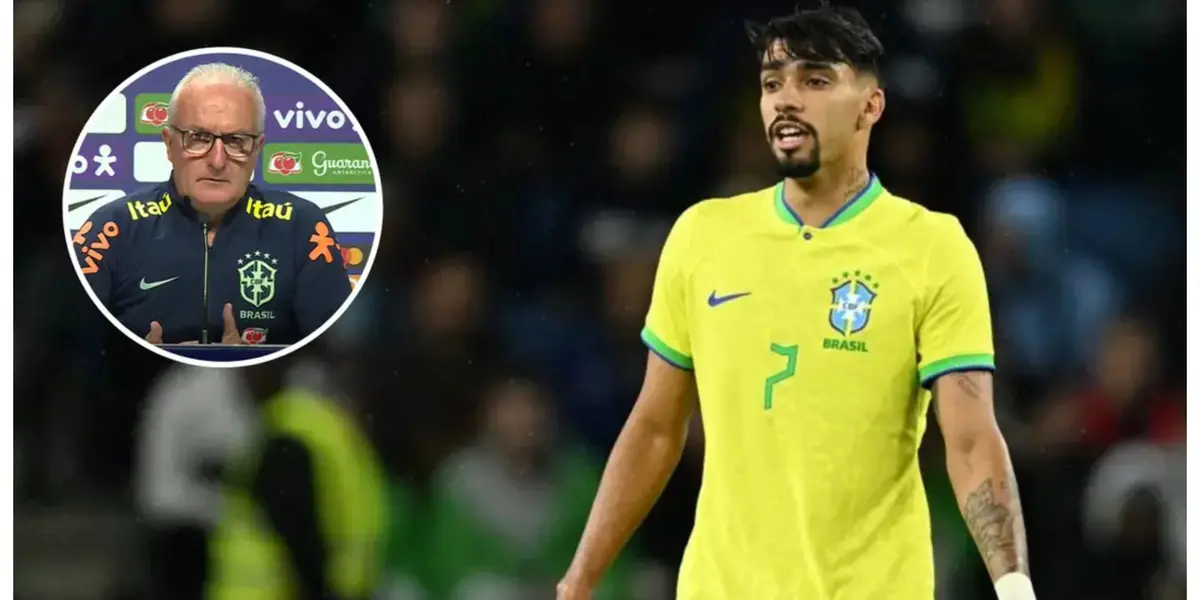 Lucas Paquetá com a camisa da Seleção Brasileira