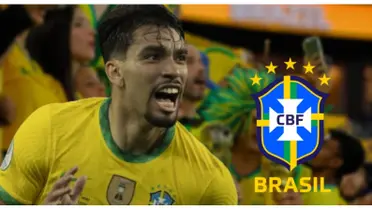 Lucas Paquetá com a camisa da Seleção Brasileira
