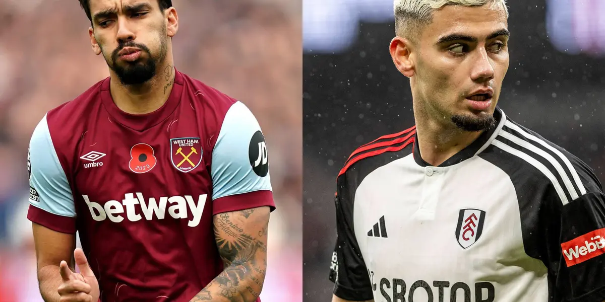 Lucas Paquetá e Andreas Pereira