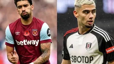 Lucas Paquetá e Andreas Pereira