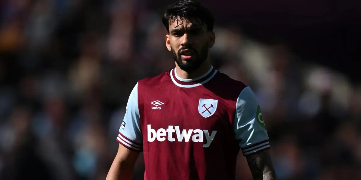Lucas Paquetá, em partida pelo West Ham. Foto: Justin Setterfield/Getty Images