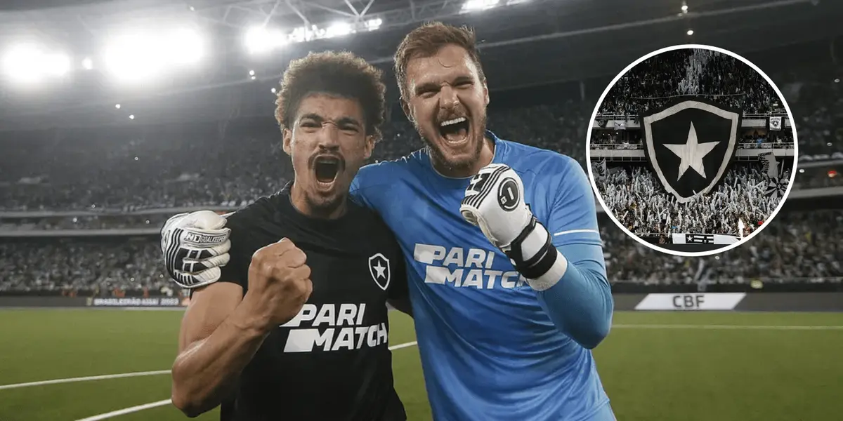 Lucas Perri e Adryelson foram dois grandes nomes do Botafogo em 2023