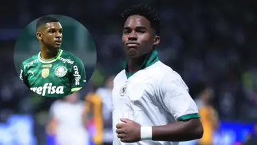 Luís Guilherme pelo Palmeiras ao lado de Endrick no Verdão