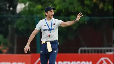 Luis Zubeldía, técnico do São Paulo