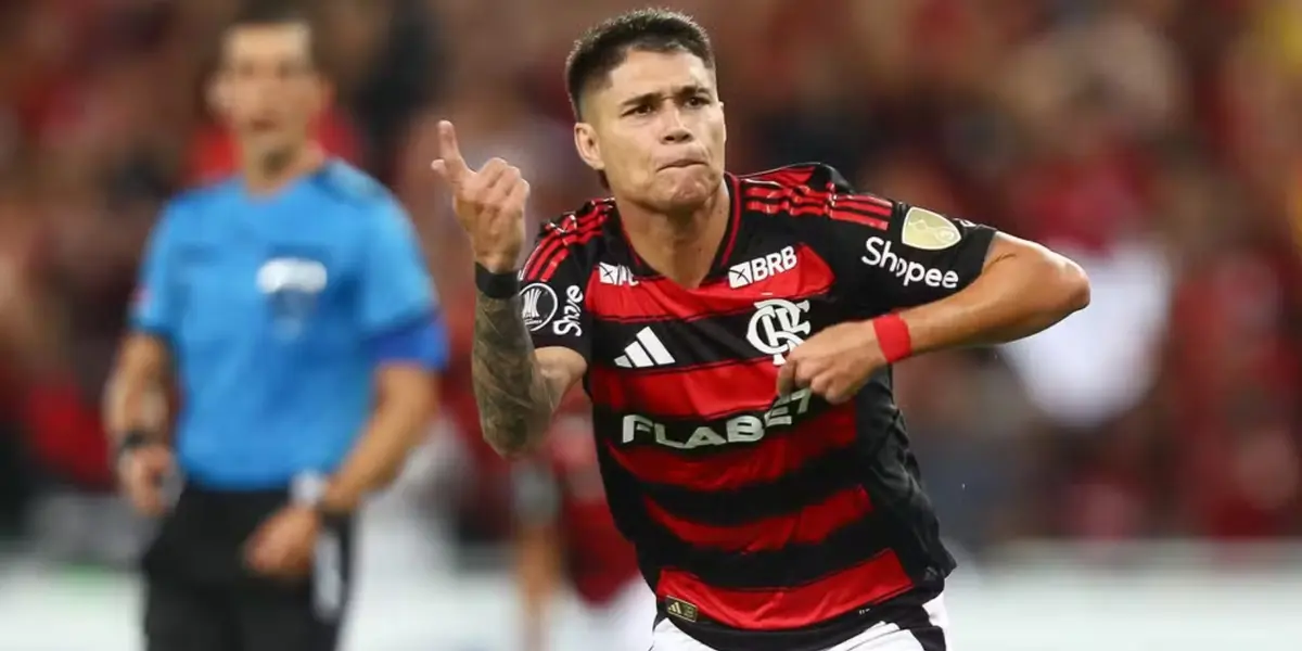 Luiz Araújo em Flamengo x LDU — Foto: Gilvan de Souza e Adriano Fontes/Flamengo