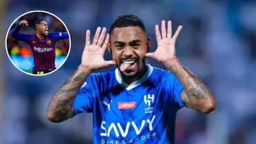 Malcom em ação no Barcelona e Al-Hilal